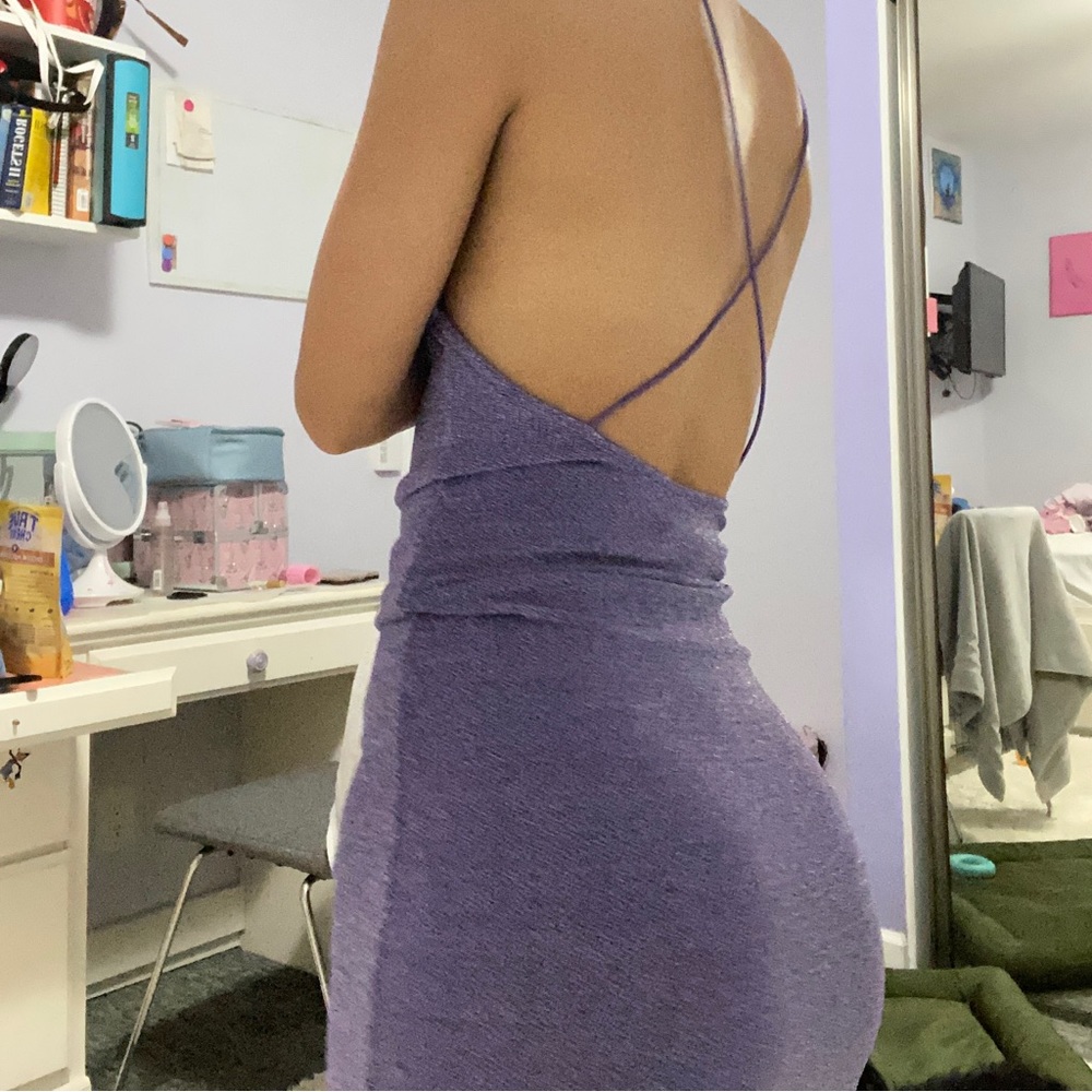 Glittery Mini Bodycon Dress